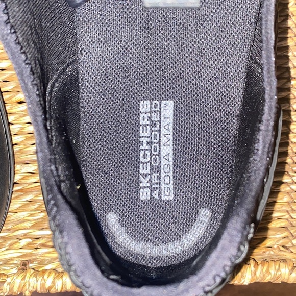 Women's Skechers GOwalk Stretch Fit Basket Wind Slip On Sneaker-Black-Sz 11 - Picture 13 of 15